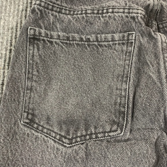 Pacsun Jeans Womens 25  Black Denim Dad Jean Distressed Baggy High‎ Rise 25x30 - Picture 16 of 16